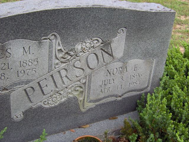Headstone for Peirson, Nora E.